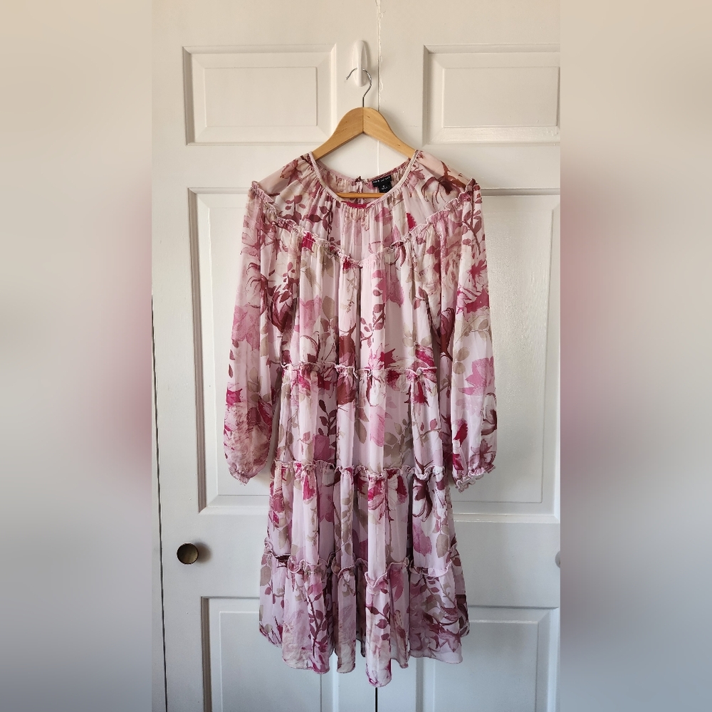 Kate and Lily Pink Floral Dress